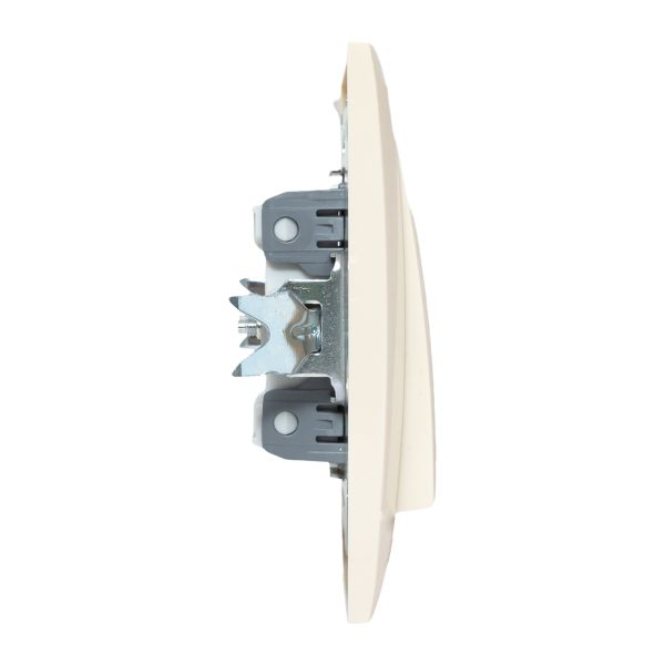 Валенсия выключатель 2-кл. 10А кремовый проходной EKF PROxima