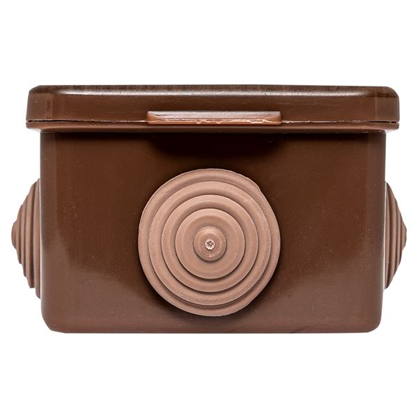 Коробка распределительная КМР-030-036 пылевлагозащитная, 4 мембр.ввода (65x65x50) тёмн. дер. EKF