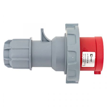 Вилка переносная 0242 3Р+РЕ 32А 380В IP67 EKF PROxima