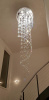 Каскадная люстра Artglass Spiral 600X2500 Chaos CE