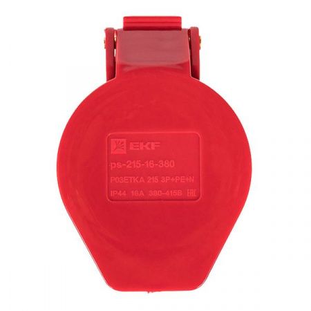 Розетка переносная 215 3Р+РЕ+N 16А 380В IP44 EKF