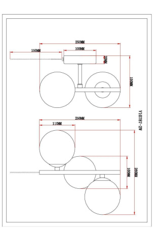 Бра Moderli Renny V10787-2W
