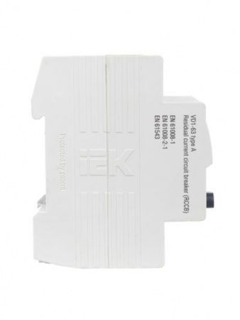 Выключатель дифференциальный (УЗО) ВД1-63 4Р 63А 100мА тип А IEK