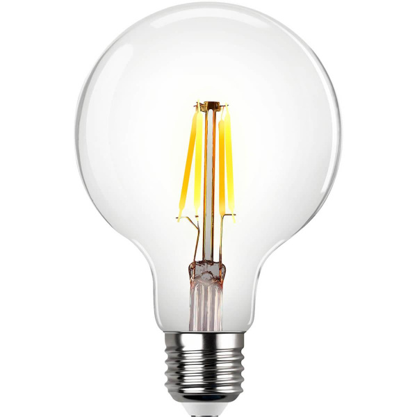 Лампа светодиодная филаментная REV VINTAGE G95 E27 5W 2700K DECO Premium шар 32433 1