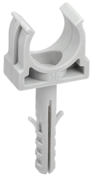 ELASTA Держатель с защелкой и дюбелем CT16 (без винта) IEK