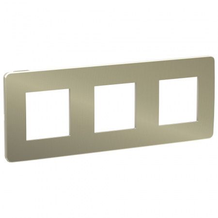 SCH Unica NEW Studio Metal Бронза/Беж. Рамка 3-ая  NU280651