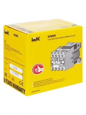 Контактор КМИ-10910 9А 230В/АС3 1NO IEK