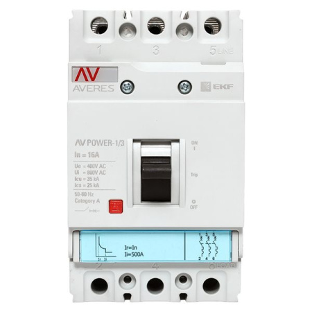 Автоматический выключатель AV POWER-1/3 16А 35kA TR EKF AVERES