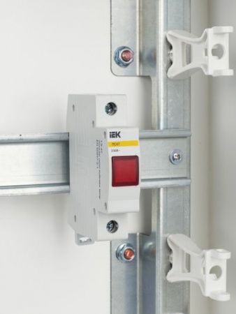 Лампа сигнальная ЛС-47 неон красная IEK