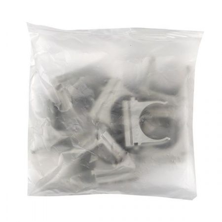 Крепеж-клипса d20 мм (10 шт) серая EKF-Plast