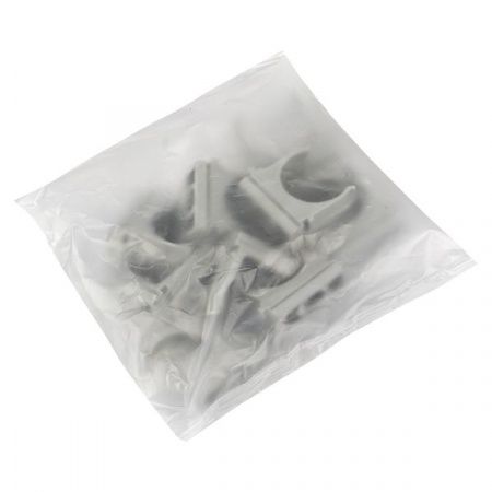 Крепеж-клипса d20 мм (10 шт) серая EKF-Plast