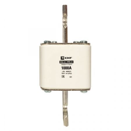 Плавкая вставка ППН-41 1250/1000А габарит 4 EKF