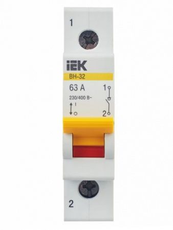 KARAT Выключатель нагрузки (мини-рубильник) ВН-32 1P 63А IEK