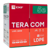 Кабель витая пара TERACOM Cat.5E U/UTP 4 пары solid внешний оболочка LDPE цвет черный (упак. 305м)