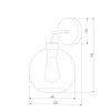 Бра TK Lighting 4019 Bari Graphite