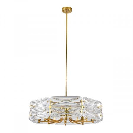 Подвесная люстра Indigo Zaffiro V12046/8P Brass V000499