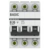 Автоматический выключатель ВА 47-29 3P 20А (B) 4,5кА BASIC