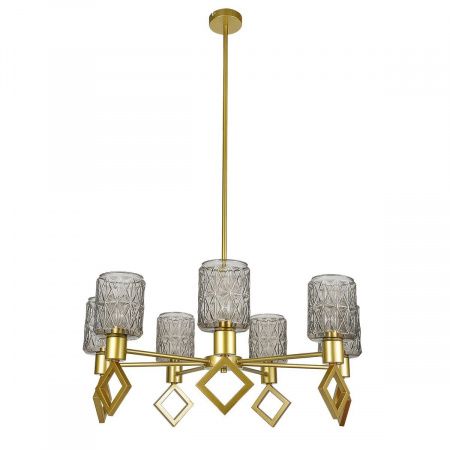 Подвесная люстра Indigo Preda V13025/7R Gold V000470