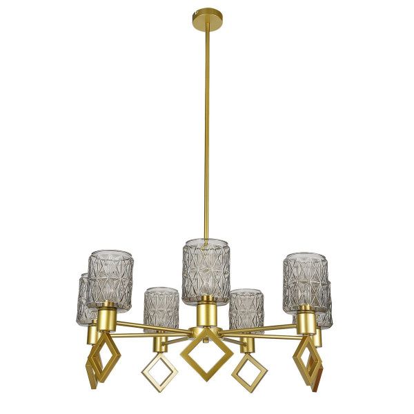 Подвесная люстра Indigo Preda V13025/7R Gold V000470