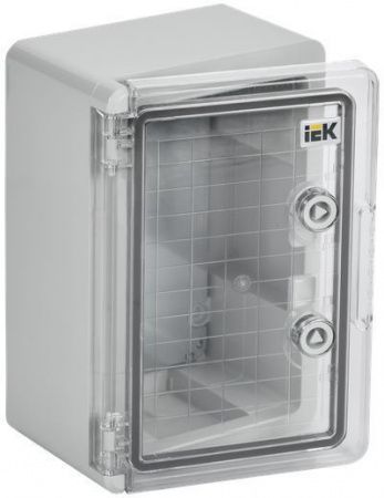 Корпус пластиковый ЩМПп 300х200х130мм прозрачная дверь УХЛ1 IP65 IEK
