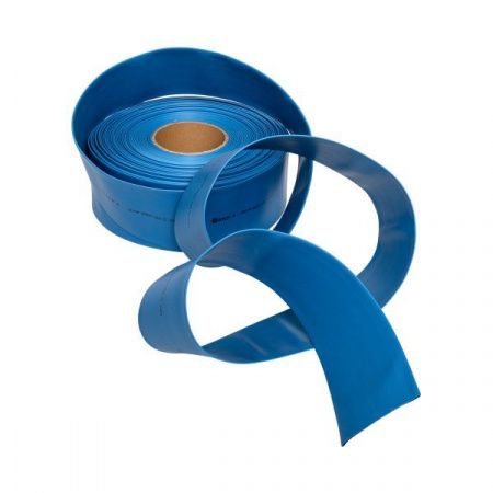 Термоусаживаемая трубка ТУТ нг 50/25 синяя рулон EKF PROxima