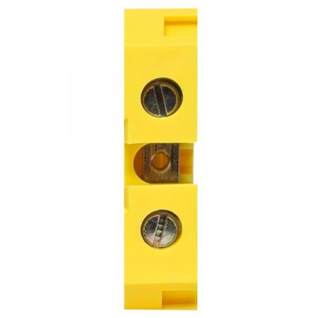 Клемма проходная винтовая JXB 10 мм2 желтая EKF