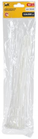 Хомут 3,6х300мм нейлон (50шт) IEK
