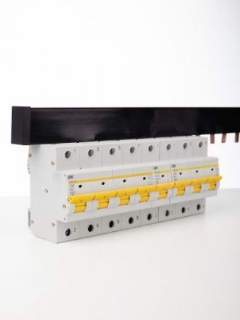 Шина соединительная типа PIN (штырь) 3Р 100А шаг 27мм (1м) IEK