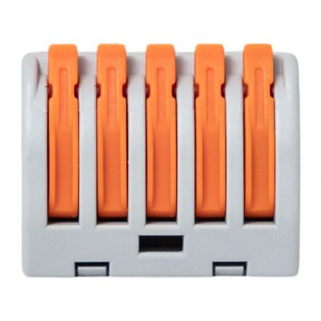 Клемма СМК 222-415 с рычагом 5 отверстий 0,08-2,5(4,0) мм2 EKF PROxima