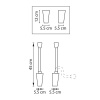 Бра (лампа для чтения) Muro III Lightstar 808641