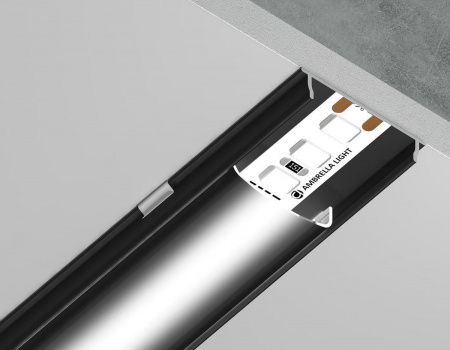 Профиль с рассеивателем Ambrella Illumination GP1600BK/BK