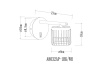 Бра Arte Lamp Atria A8032AP-1BK