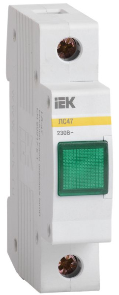 Лампа сигнальная ЛС-47 неон зеленая IEK