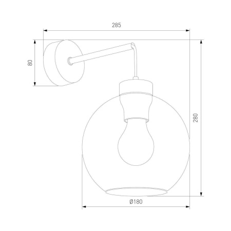 Бра TK Lighting 10243 Cubus