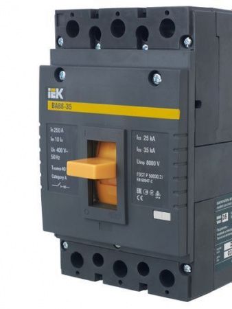 Выключатель автоматический ВА88-35 3Р 250А 35кА IEK