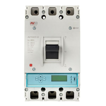 Выключатель автоматический в литом корпусе AV-POWER-3/3 400А 50кА ETU6.0 EKF