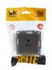 BRITE Розетка компьютерная RJ45 кат.5E РК10-БрШ шампань IEK