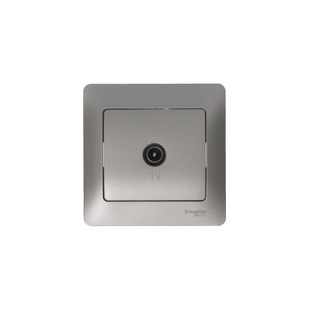 SCH Glossa Платина Роз. ТВ оконечн. 1DB, мех-м IP20 СП GSL001291