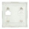 Валенсия лицевая панель розетки Phone 1-местная кашемир EKF PROxima