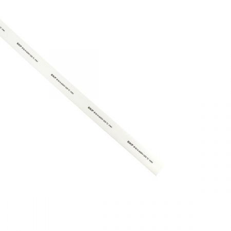 Термоусаживаемая трубка ТУТ нг 8/4 белая рулон EKF PROxima