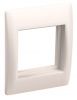 PRIMER Рамка и суппорт универсальные на 2 модуля белые IEK