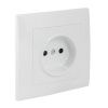 Валенсия розетка 1-местная б/з 10А белая с защ. штор. EKF PROxima
