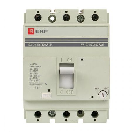 Выключатель автоматический ВА-99 160/100А 3P 35кА EKF PROxima