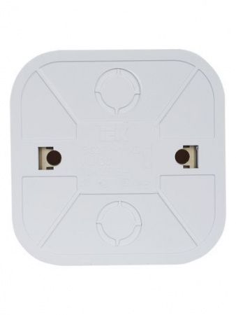 GLORY Выключатель 1-клавишный для открытой установки с индикацией ВС20-1-1-ХБ белый IEK