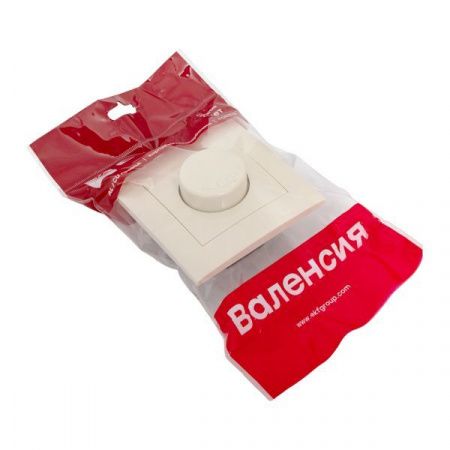 Валенсия светорегулятор 600W 220В кремовый EKF PROxima