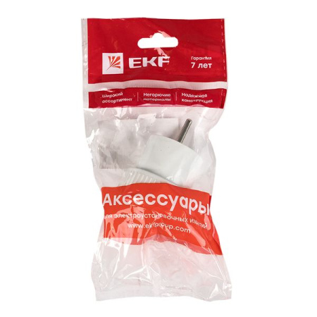 EKF Адаптер переходник без з/к Бел. 6А 250В AAP6-1
