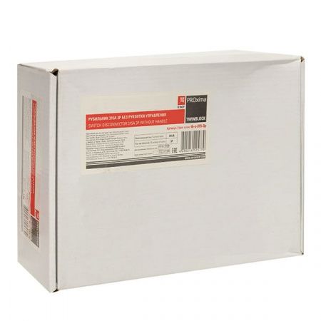 Рубильник 315A 3P без рукоятки управления TwinBlock EKF