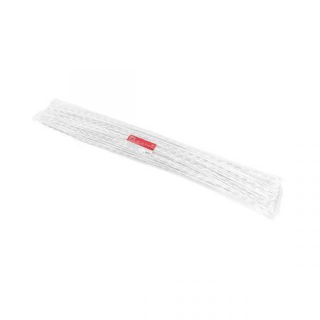 Термоусаживаемая трубка ТУТ нг 4/2 белая в отрезках по 1м EKF PROxima