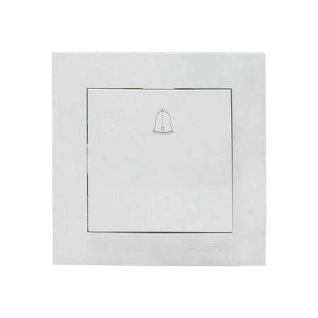 Валенсия кнопка звонка 10А белая EKF PROxima