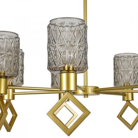 Подвесная люстра Indigo Preda V13025/7R Gold V000470